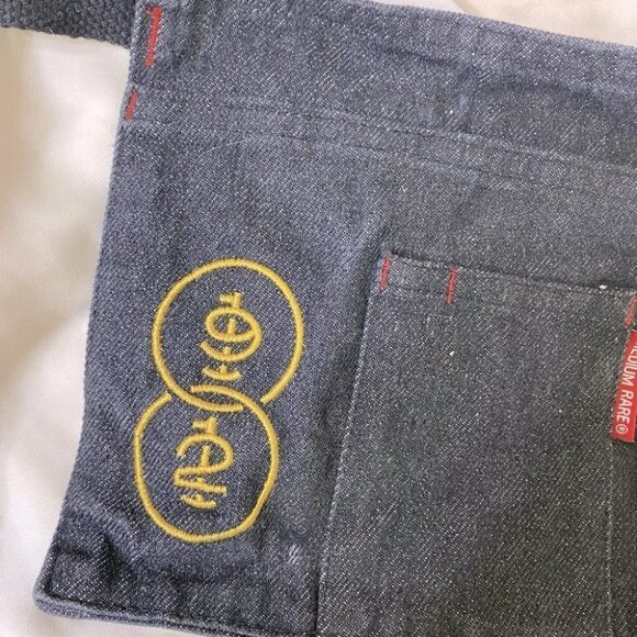 5/$25 Vintage Medium Rare Jean Pocket Cross Body Belt Bag - Picture 3 of 7